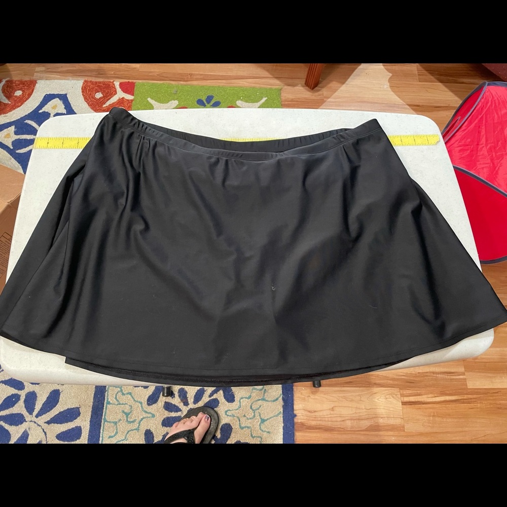 Black Swim Skirt